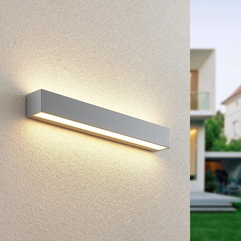 Applique Exterieur LED en Aluminium Gris