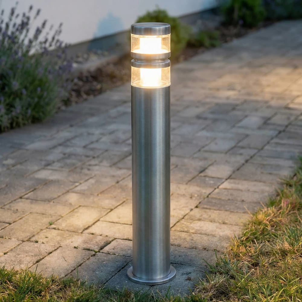 Eclairage Exterieur LED en Inox Gris