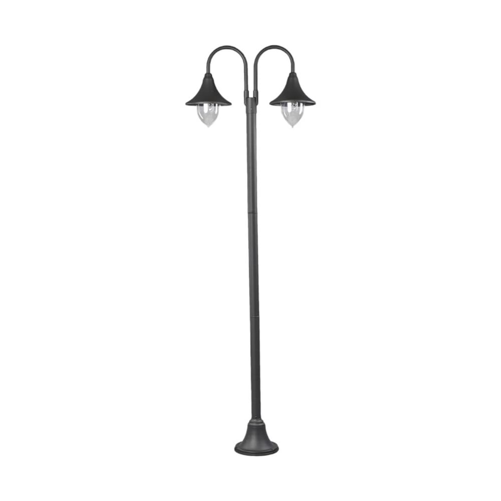 Lampadaire extérieur en Aluminium Noir