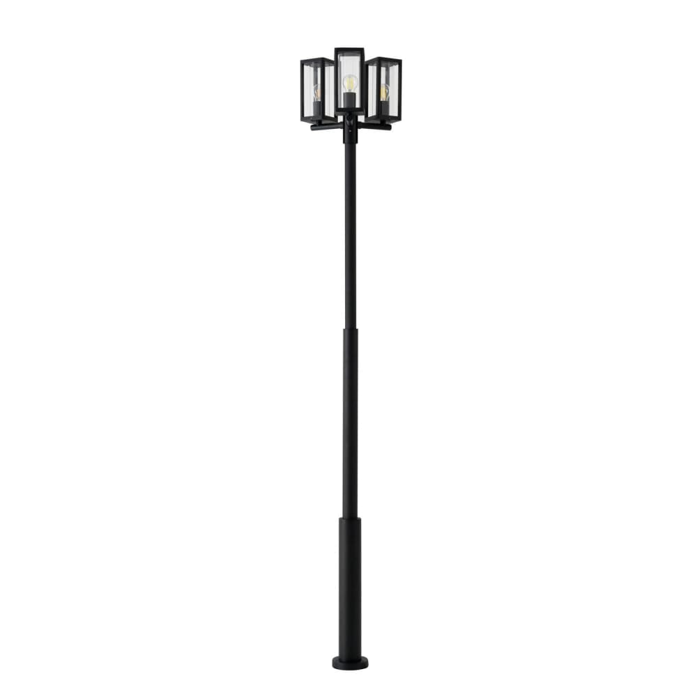 Lampadaire extérieur en Aluminium Noir