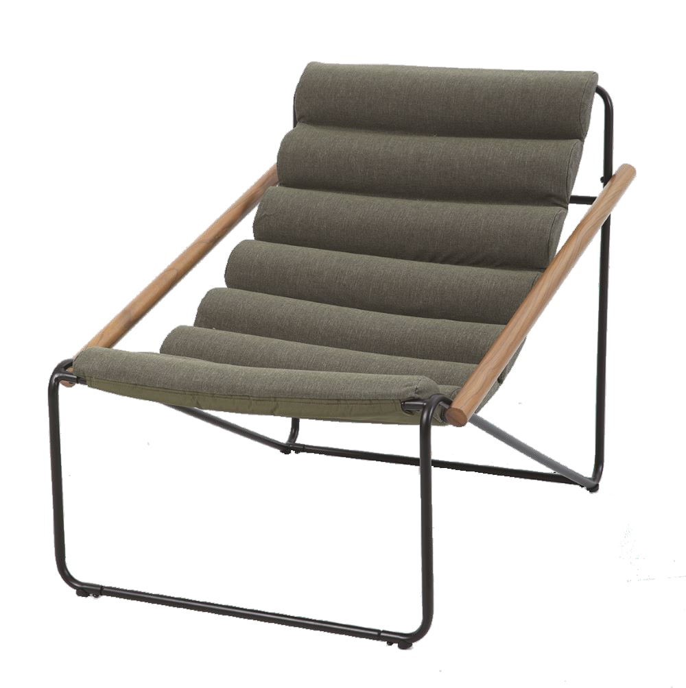 Fauteuil de jardin en acier bois