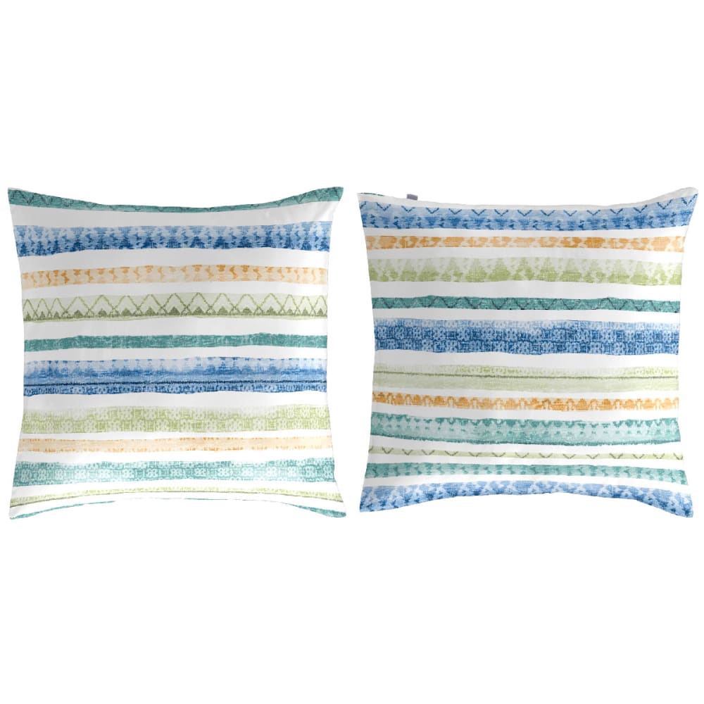 2 Taies d'oreiller en coton 65x65 cm