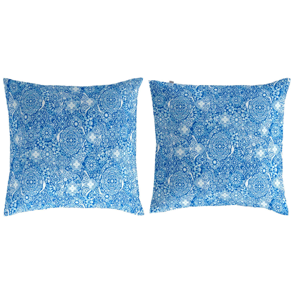 2 Taies d'oreiller en coton 65x65 cm