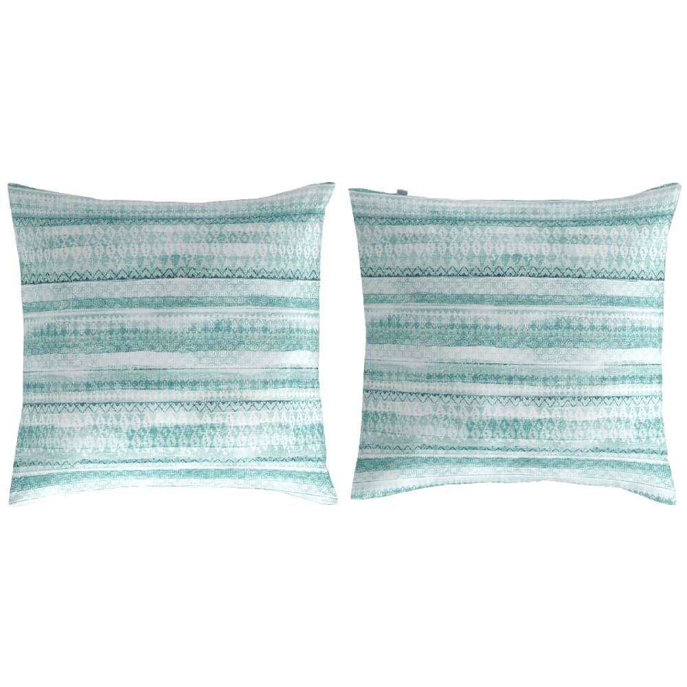 2 Taies d'oreiller en coton 65x65 cm