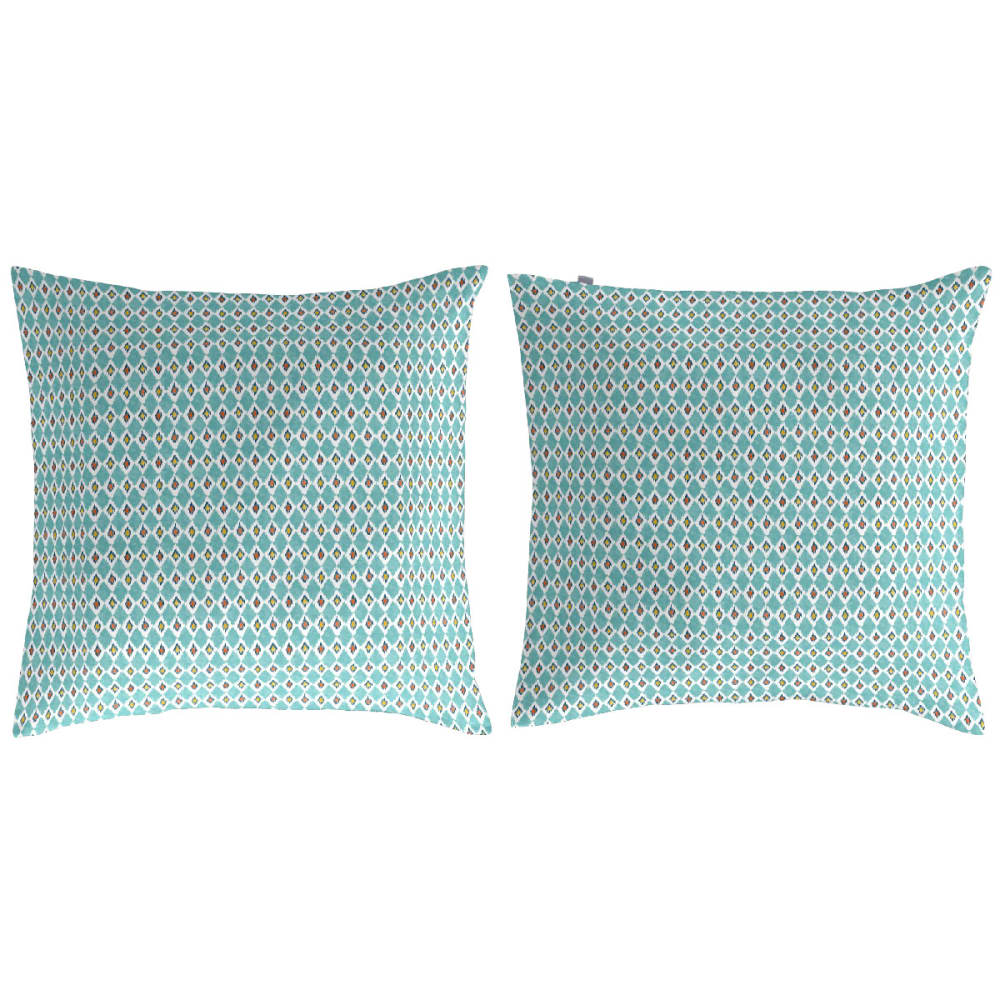 2 Taies d'oreiller en coton 65x65 cm