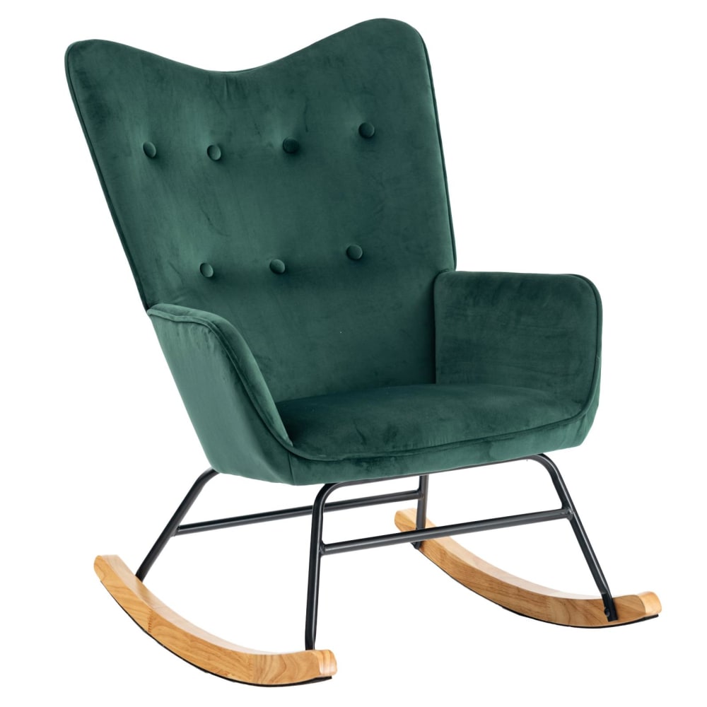 fauteuil à bascule scandinave