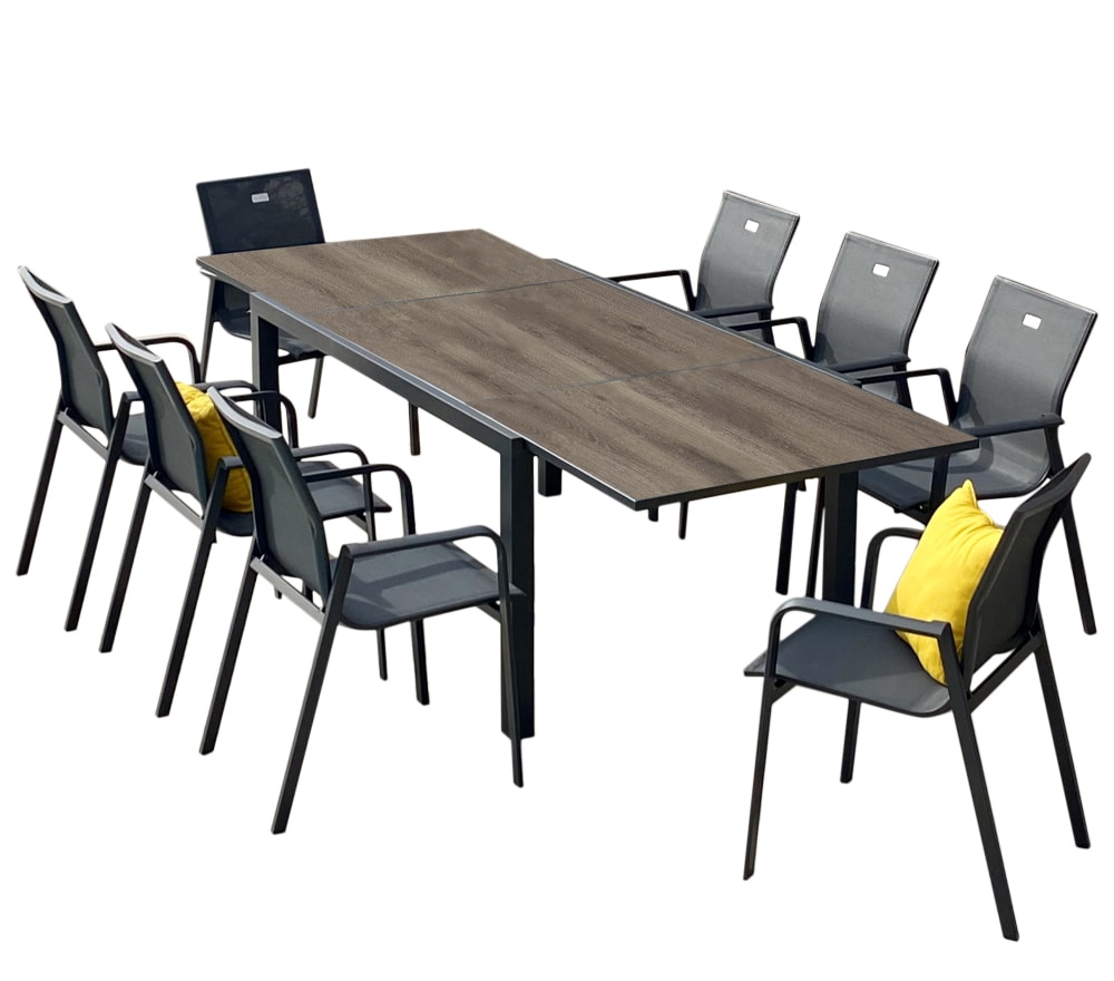 ensemble table et 8 chaises