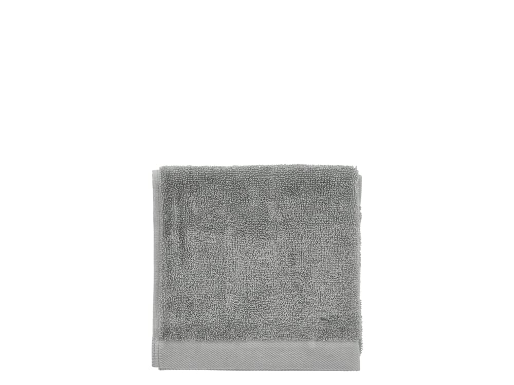 Serviette en coton bio gris clair 40x60 cm