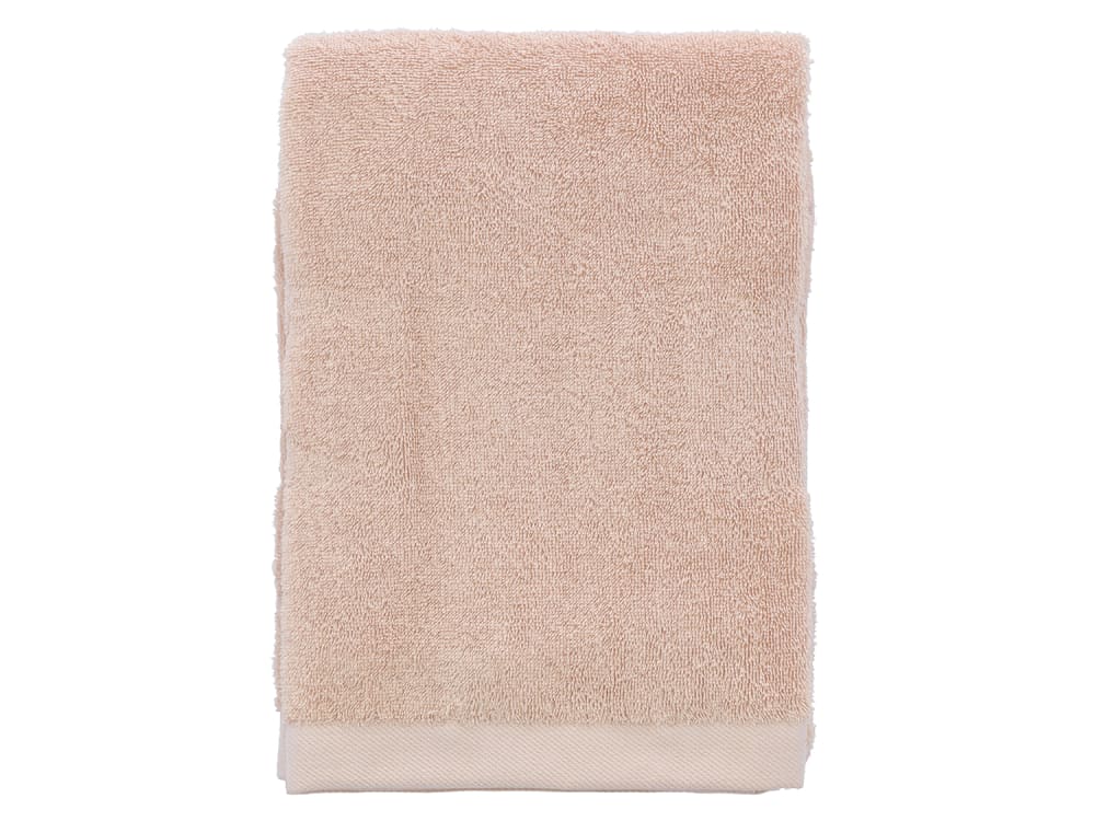 Serviette en coton bio rose 70x140 cm