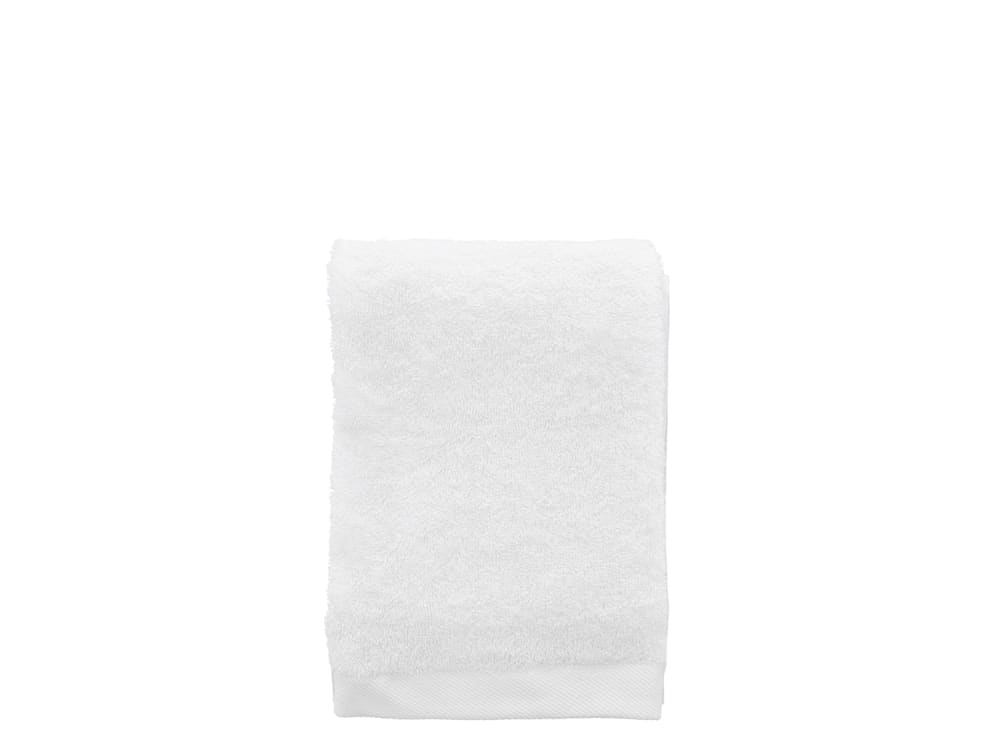 Serviette en coton bio blanc  50x100 cm