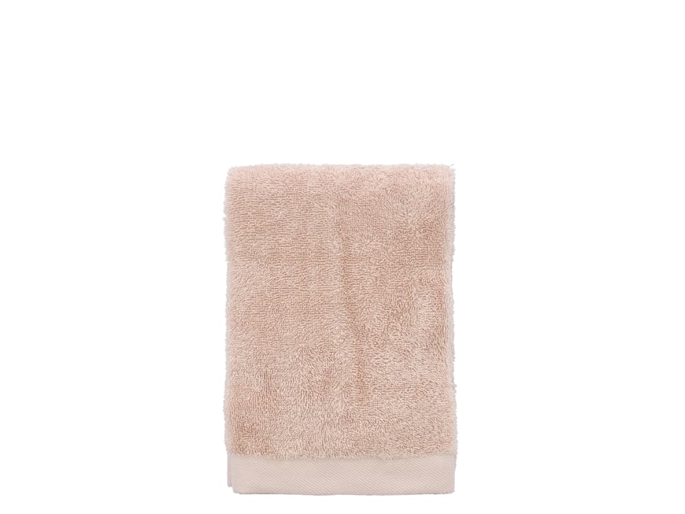 Serviette en coton bio rose 50x100 cm