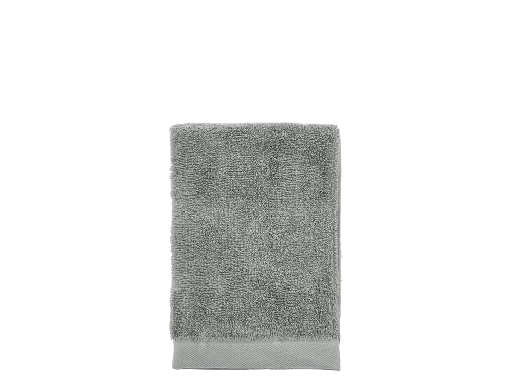 Serviette en coton bio gris pierre 50x100 cm
