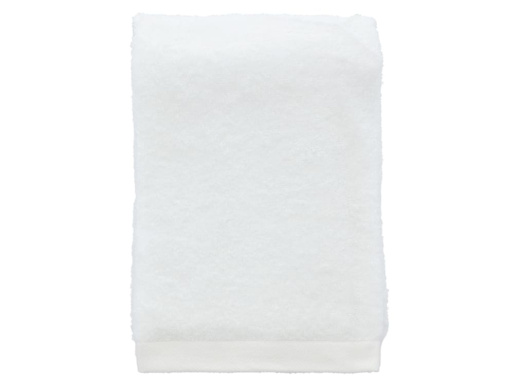 Serviette en coton bio blanc 70x140 cm