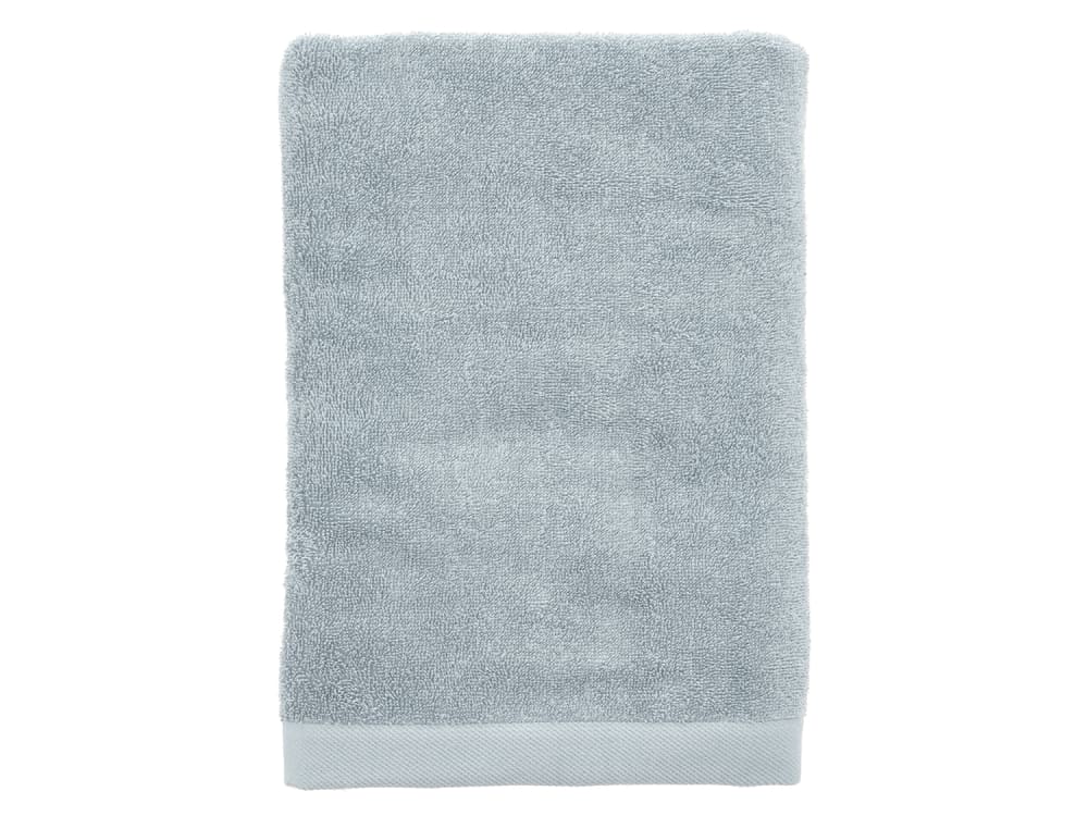 Serviette en coton bio bleu lin 70x140 cm