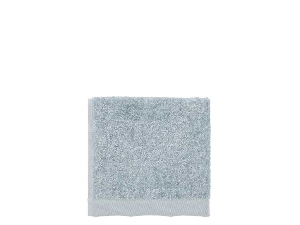 Serviette en coton bio bleu lin 40x60 cm