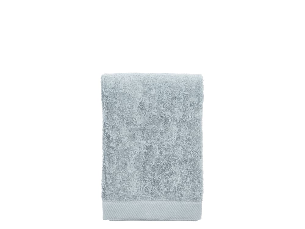 Serviette en coton bio bleu lin 50x100 cm