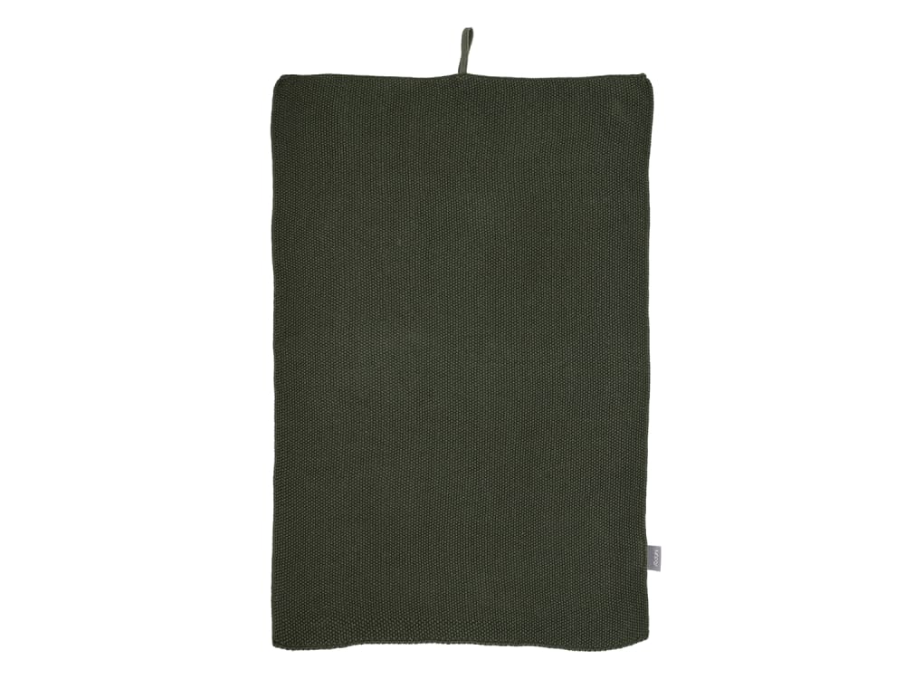 Serviette de cuisine en coton vert forêt 40x60 cm