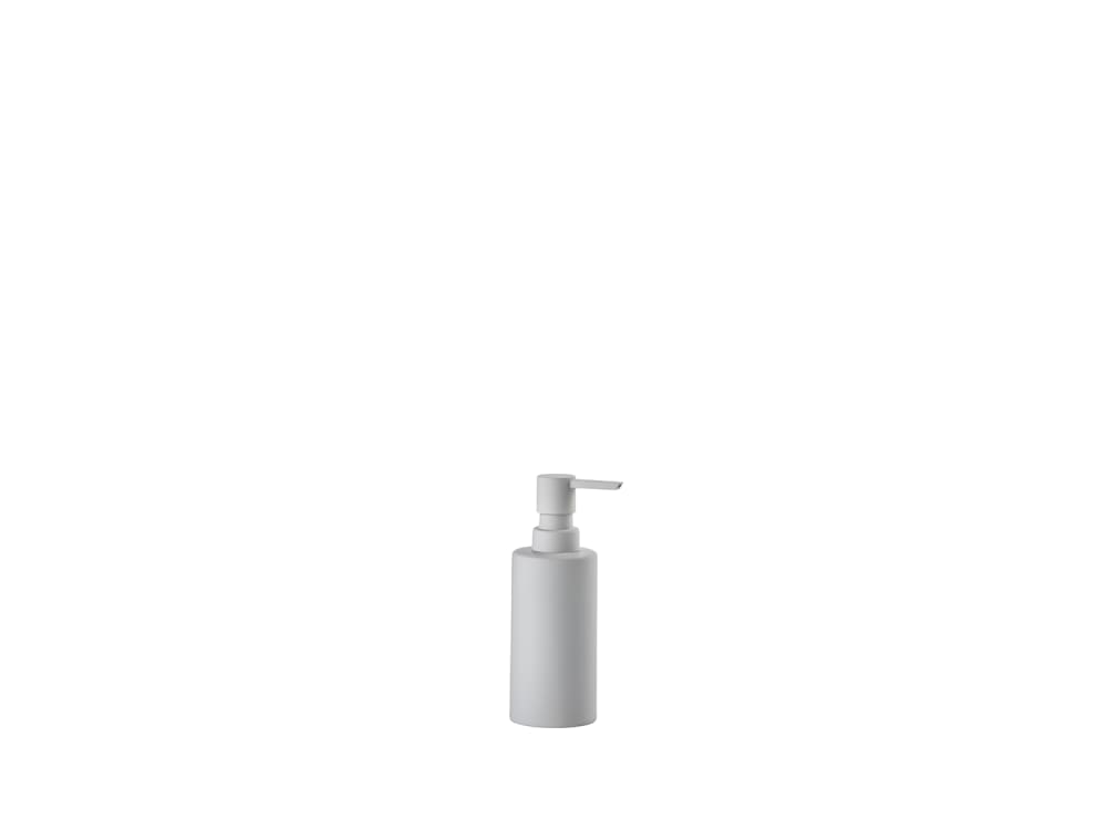 Distributeur de savon en porcelaine gris clair