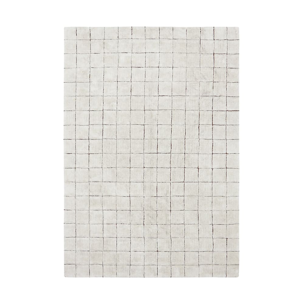 Lorena Canals Waschbarer Teppich Mosaik, 160x120 cm, karamell Beige Baumwolle