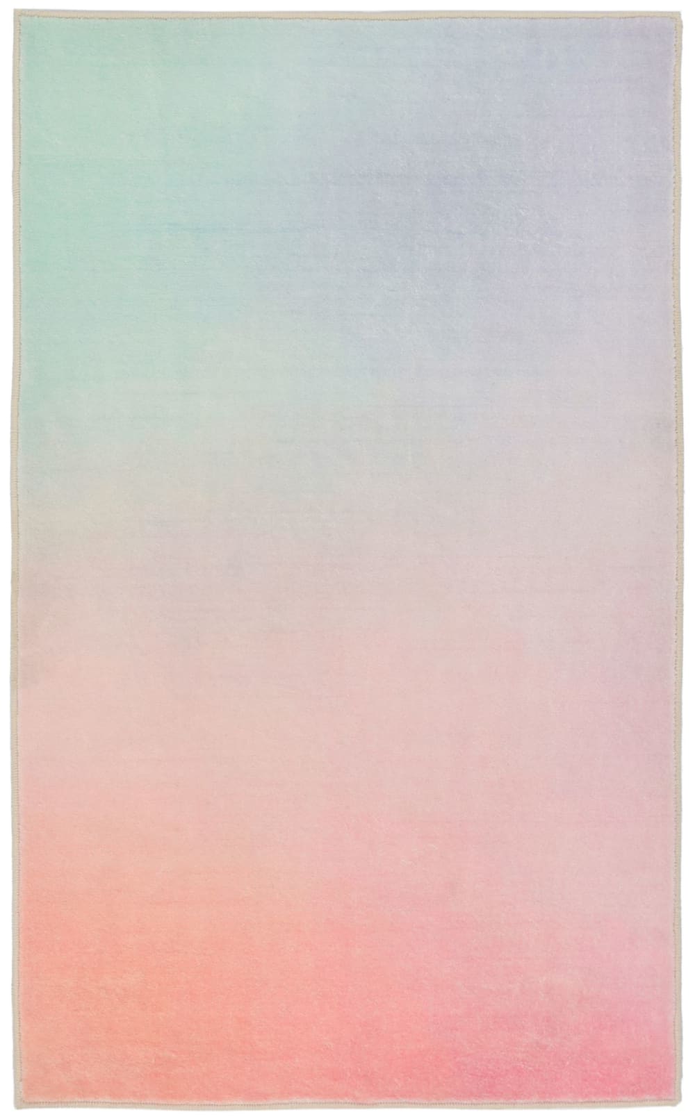 Tapis de bain moelleux - pastel multicolore 60x100 cm