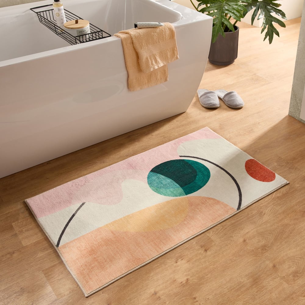Flauschige Badematte - bunt 70x120 cm - Maisons Du Monde