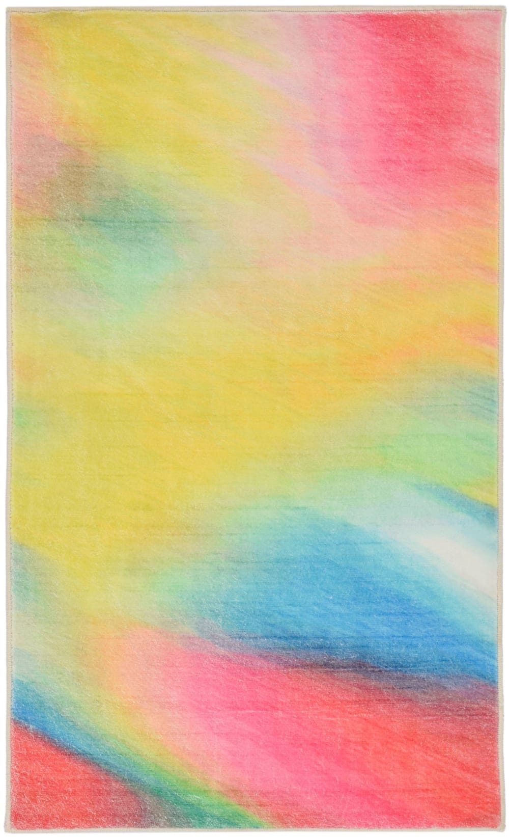 Tapis de bain moelleux - multicolore 60x100 cm