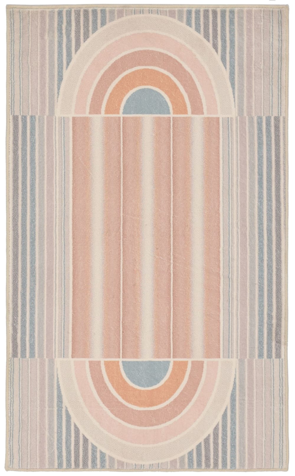 Tapis de bain moelleux - pastel multicolore 60x100 cm
