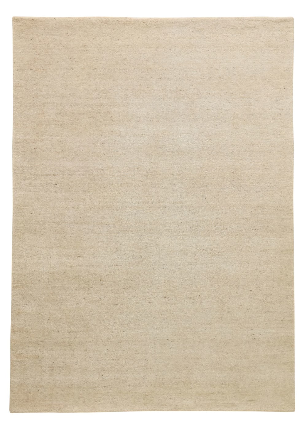 Natur Pur Handgeknüpfter Wohnzimmerteppich - Beige 250x300 cm style landhaus Beige Wolle