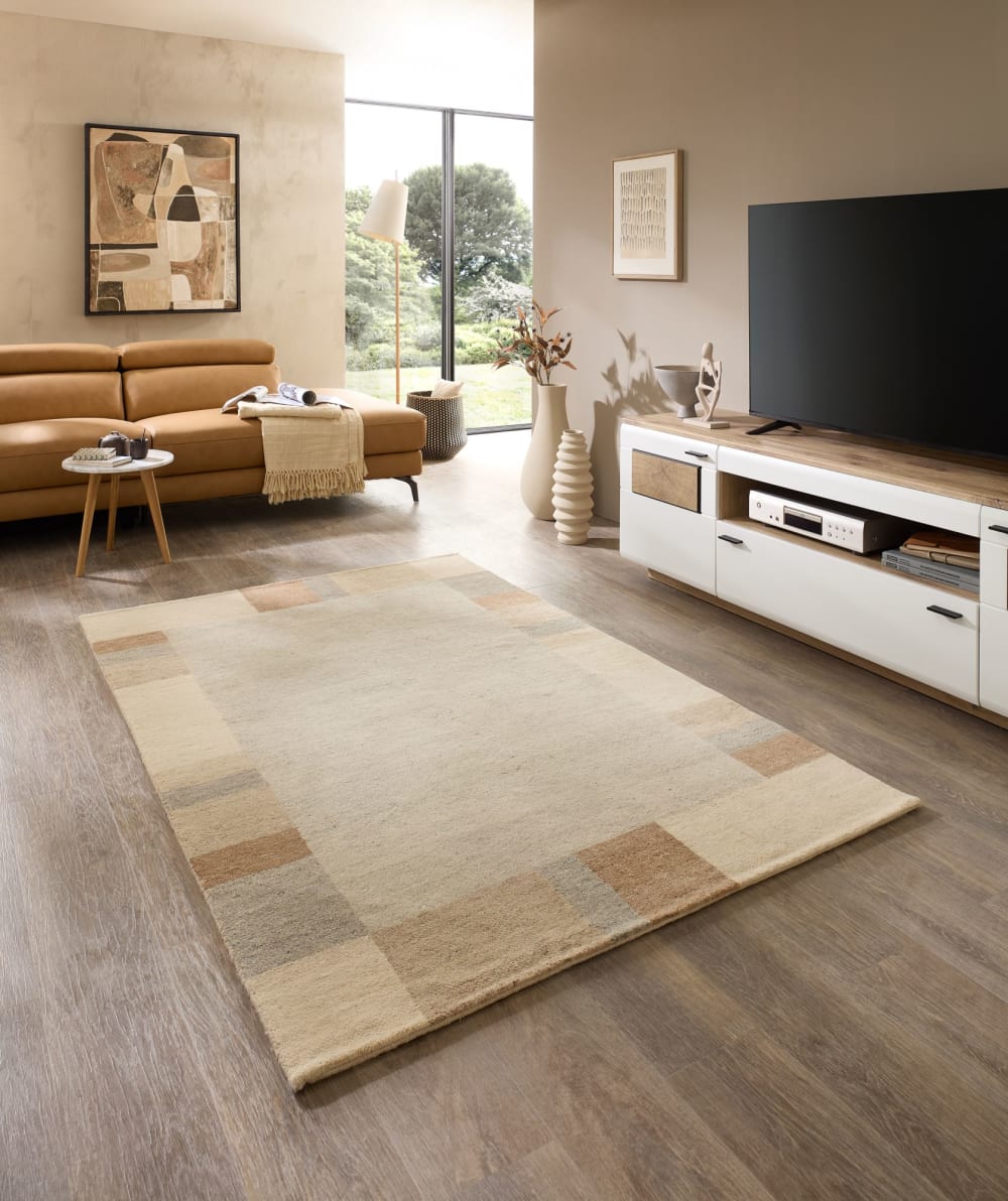 Handgeknüpfter Wohnzimmerteppich - Grau 70x140 cm - Maisons Du