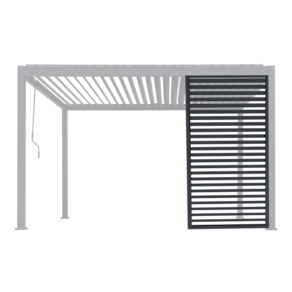 Mur d'ombrage en aluminium