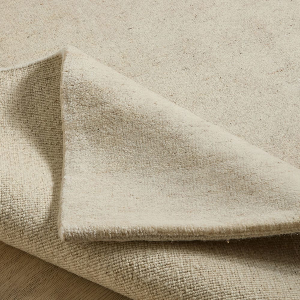 Tapis de salon noué à la main - beige 40x60 cm — vue 4