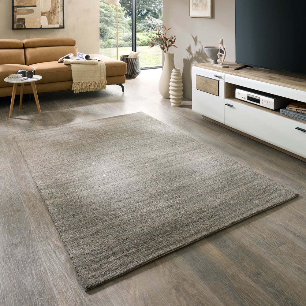 Tapis de salon tufté main - gris 70x140 cm — vue 3