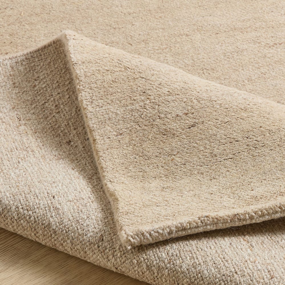 Tapis de salon noué à la main - sable 40x60 cm — vue 4