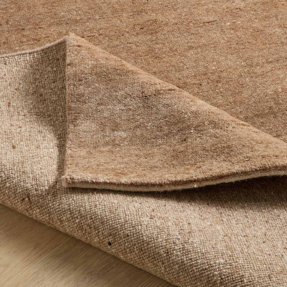 Tapis de salon noué à la main - sable 40x60 cm — vue 4
