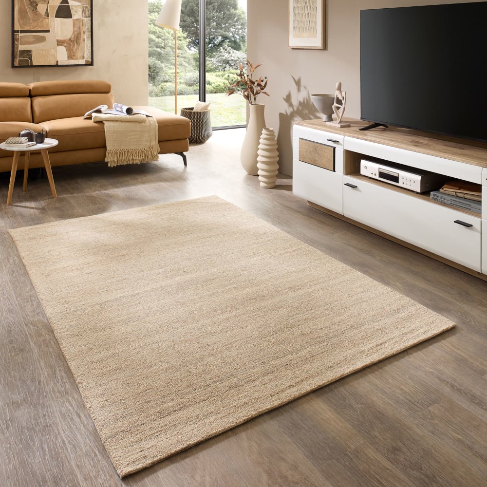 Tapis de salon tufté main - gris clair 70x140 cm — vue 3