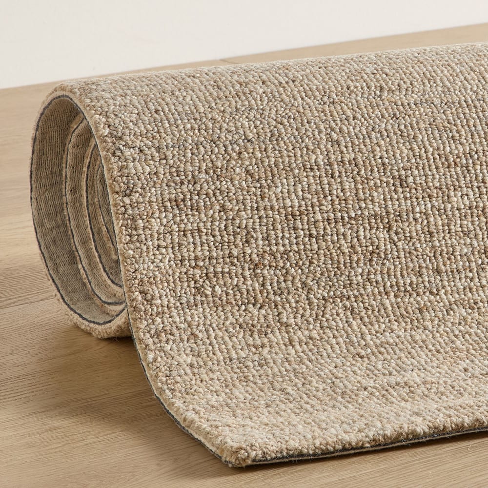 Tapis de salon tufté main - gris clair 70x140 cm — vue 4