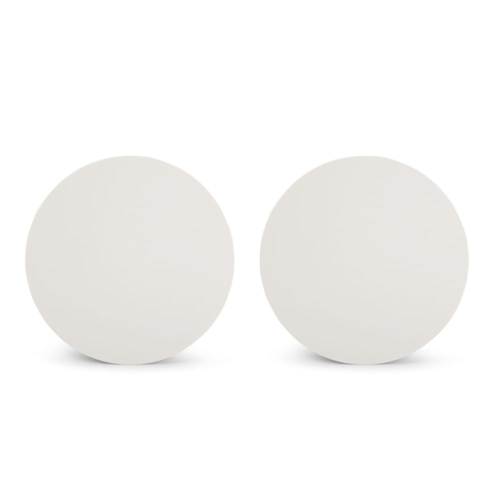 Assiette plate 32cm blanc - Lot de 2
