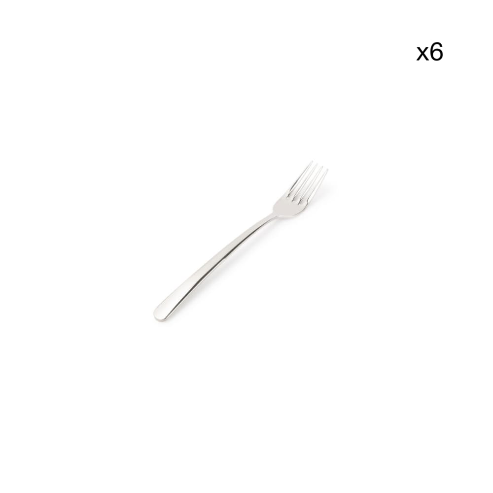 Lot de 6 fourchette de table argent en métaux 21cm