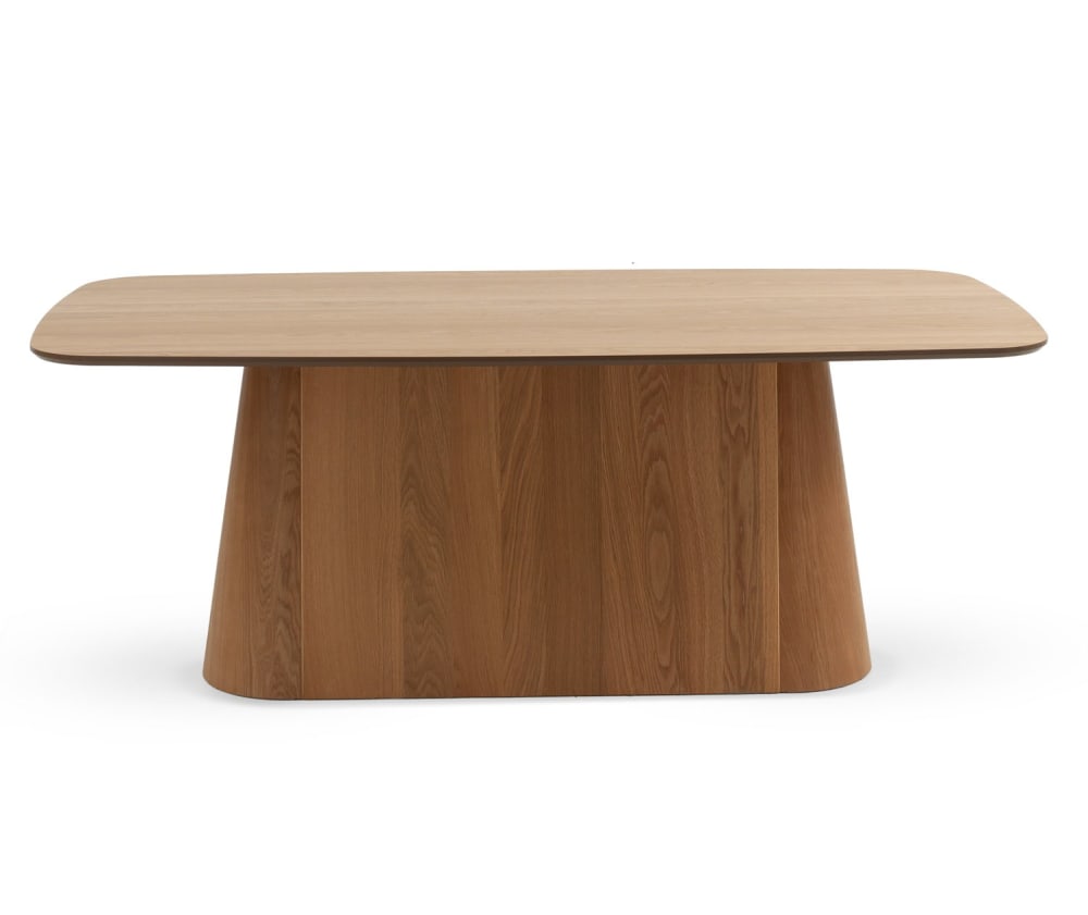 Table de salle à manger en contreplaqué de chêne