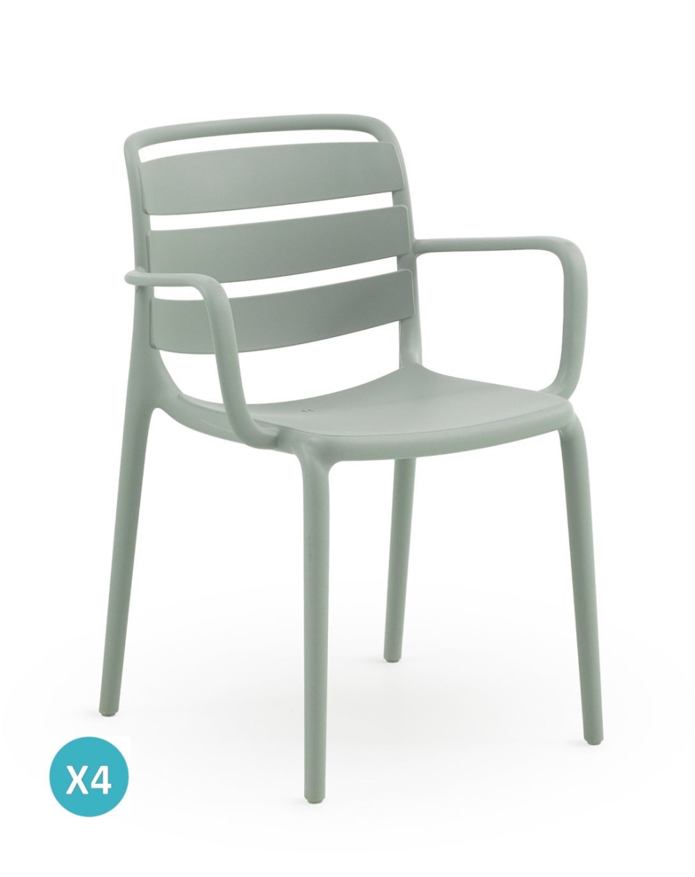 Lot de 4 fauteuils en