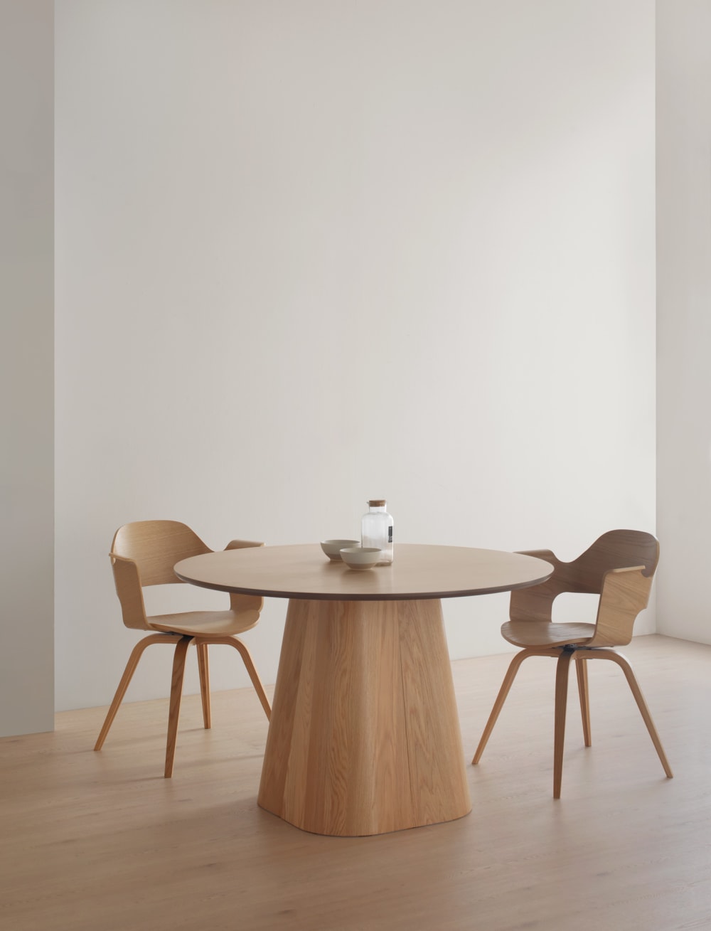 4er-Set Sessel Eichensperrholz - Maisons Du Monde