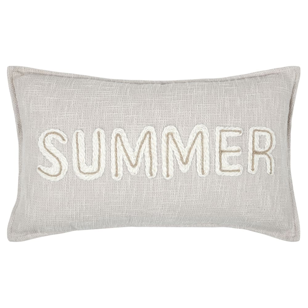 Coussin coton naturel summer naturel 30x50 cm