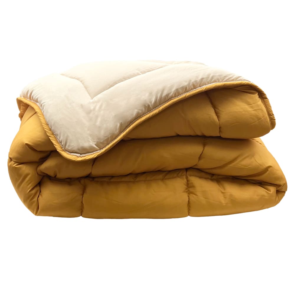 Couette chaude microfibre - bicolore
