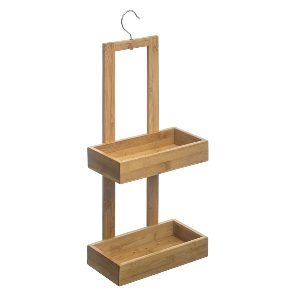 Serviteur de douche 2 niveaux bambou naturel 26 x 11.5 Serviteur de douche 2 niveaux bambou naturel 26 x 11.5