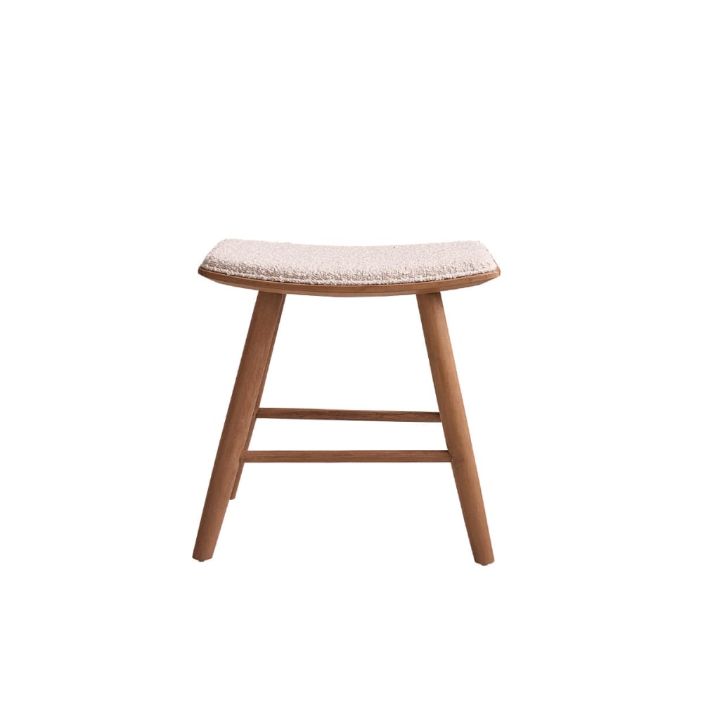 tabouret en teck massif