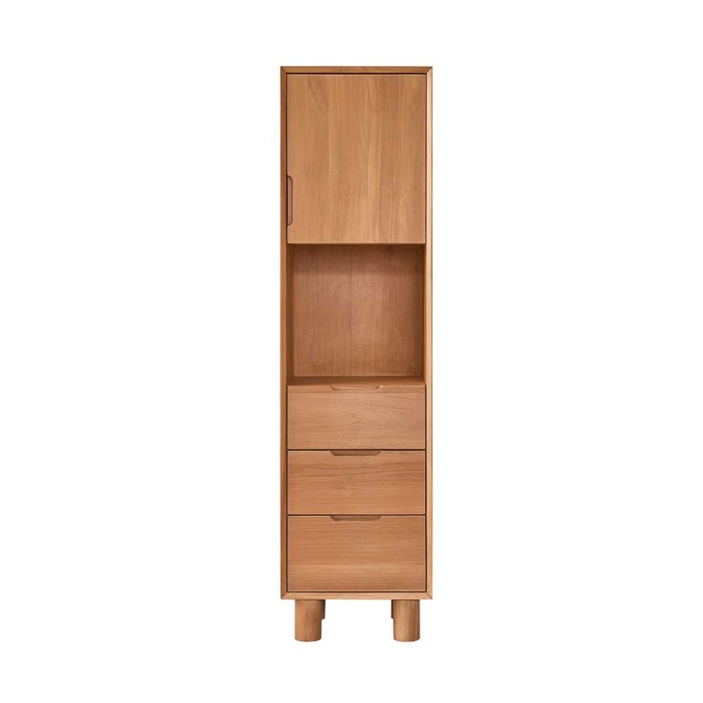 Badezimmersäule aus massivem Teakholz 45 cm - Maisons Du Monde