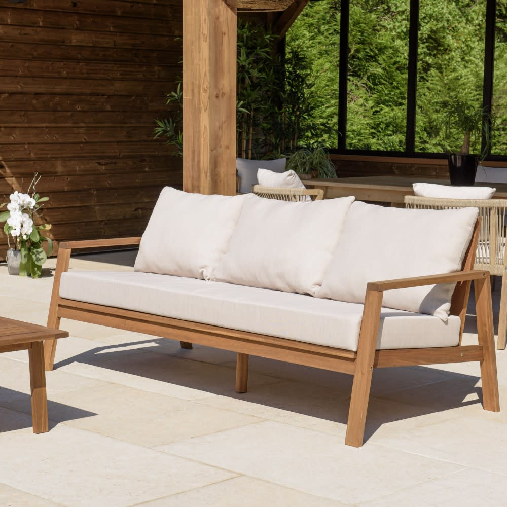 Gartenmöbel 5-Sitzer BONIFACIO Akazie - Maisons Du Monde