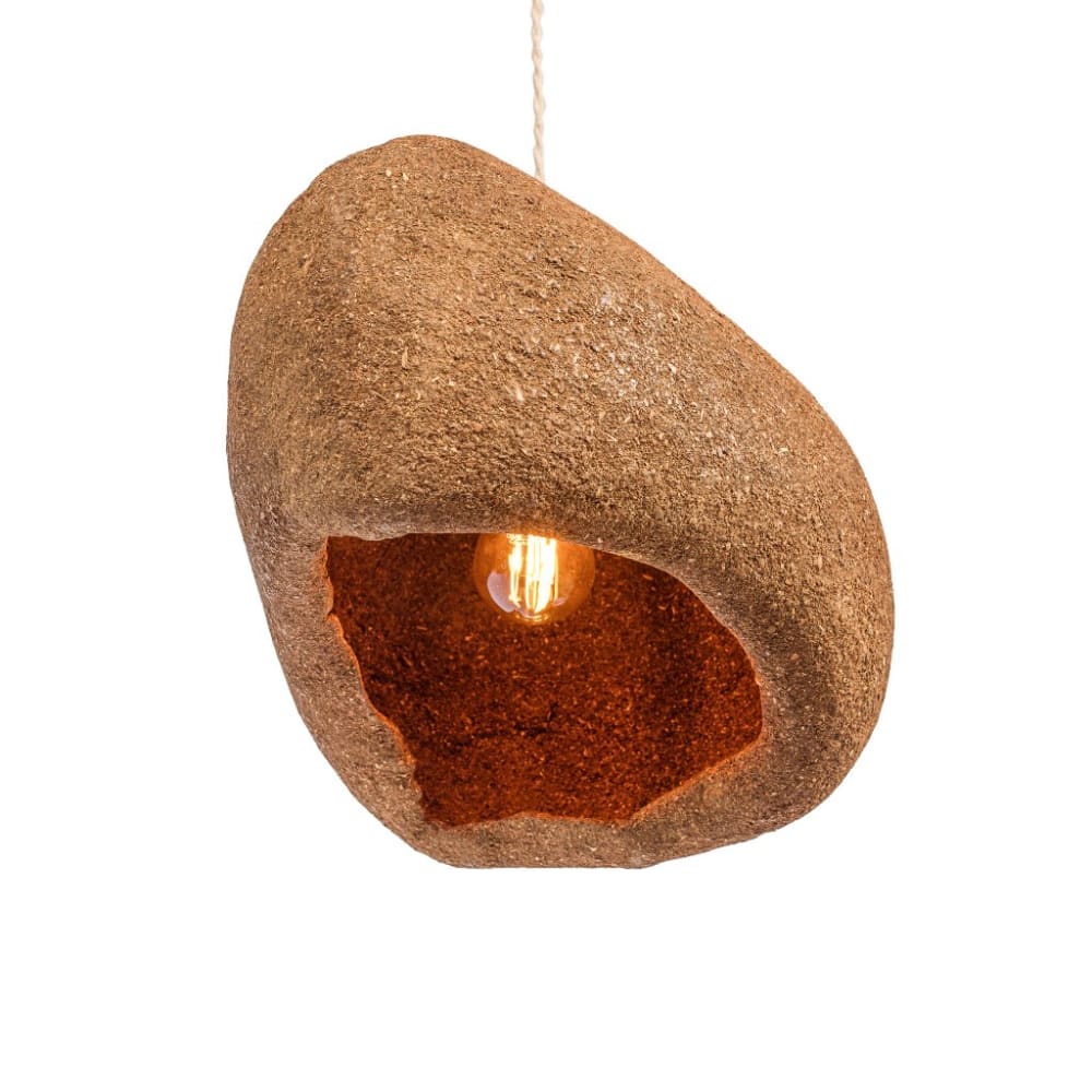 Suspension en sciure de bois de teck