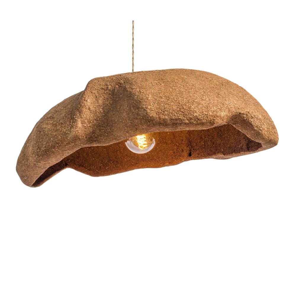 Suspension en sciure de bois de teck