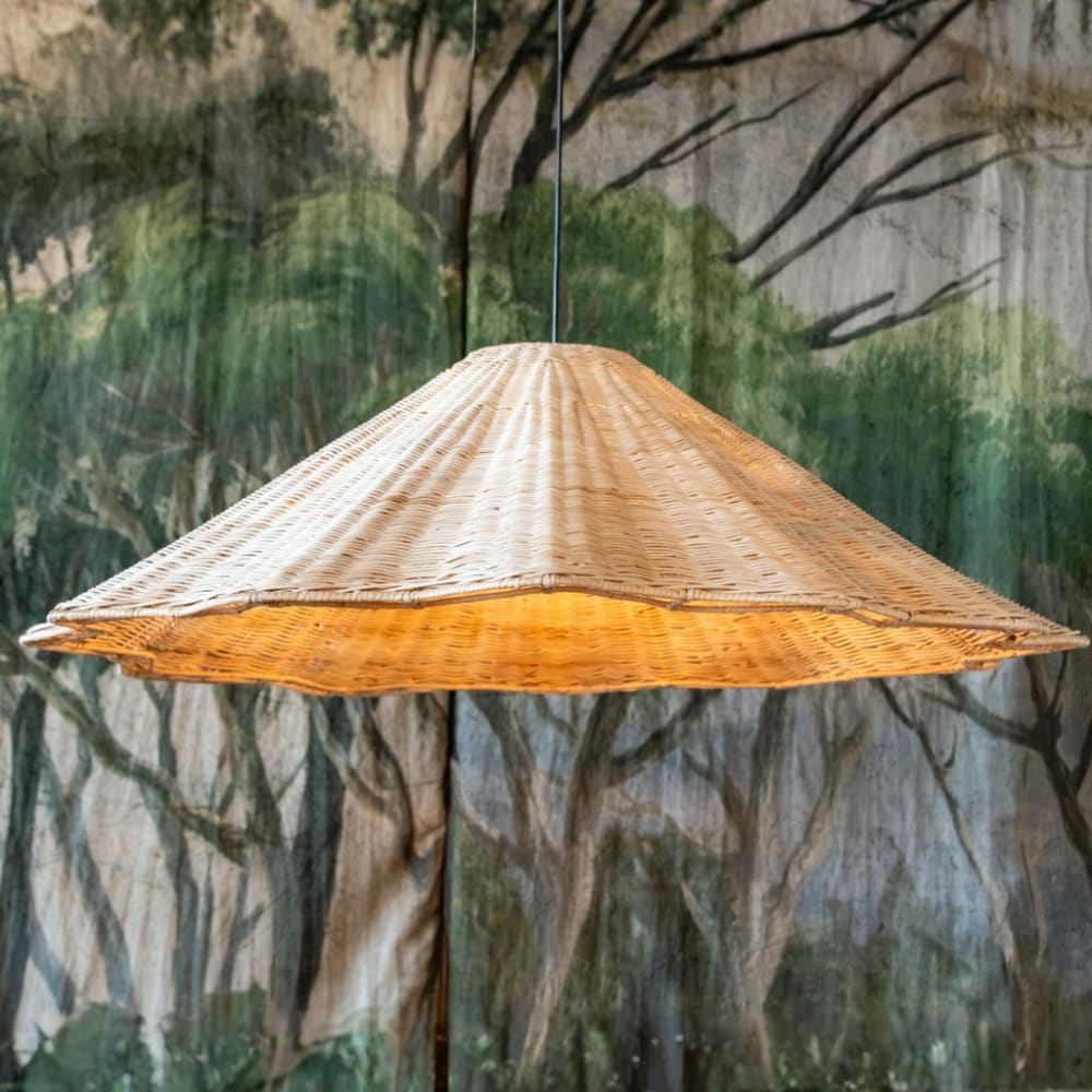 Suspension en rotin M — vue 3